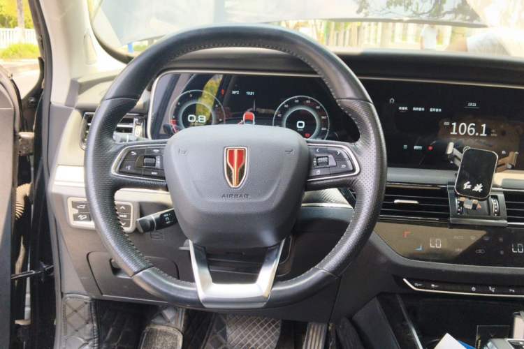 Used Hongqi HS5 2019 2.0T Smart Connect Flagship All-Wheel-Drive Version Steering Wheel