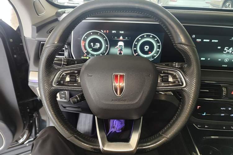 Used Hongqi HS5 2019 2.0T Smart Connect Flagship All-Wheel-Drive Version Steering Wheel