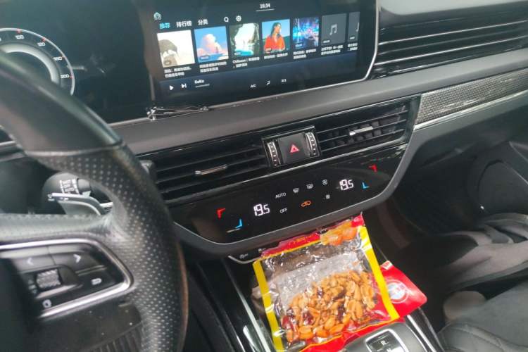 Used Hongqi HS5 2019 2.0T Smart Connect Flagship Edition Audio And AC Panel