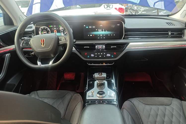 Used Hongqi HS5 2019 2.0T Smart Connect Flagship All-Wheel-Drive Version Center Console