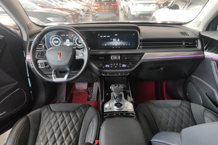 Used Hongqi HS5 2019 2.0T Smart Connect Flagship All-Wheel-Drive Version Center Console