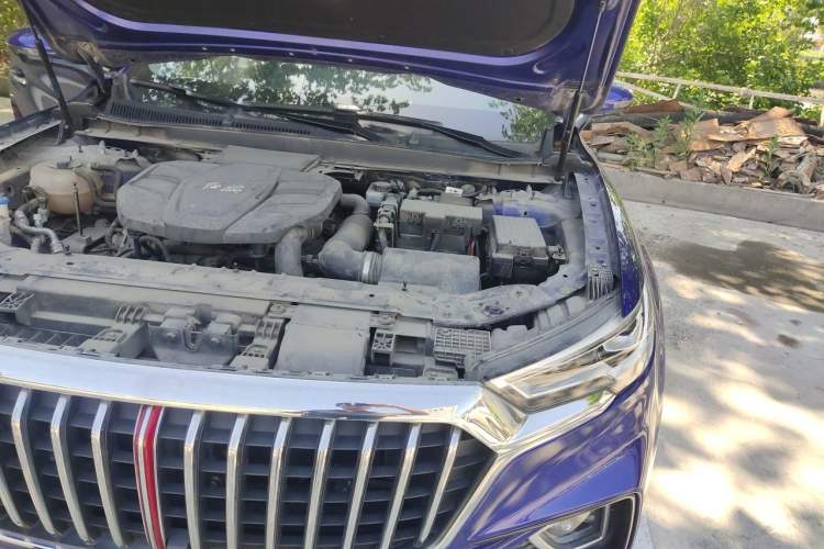 Used Hongqi HS5 2019 2.0T Smart Connect Flagship All-Wheel-Drive Version Engine Bay Left