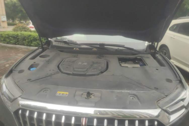 Used Hongqi HS5 2019 2.0T Smart Connect Flagship All-Wheel-Drive Version Engine Bay