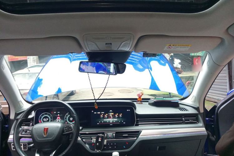 Used Hongqi HS5 2019 2.0T Smart Connect Flagship All-Wheel-Drive Version Headliner