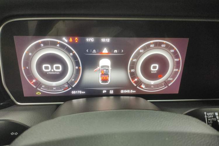 Used Hongqi HS5 2019 2.0T Smart Connect Flagship All-Wheel-Drive Version Instrument Cluster