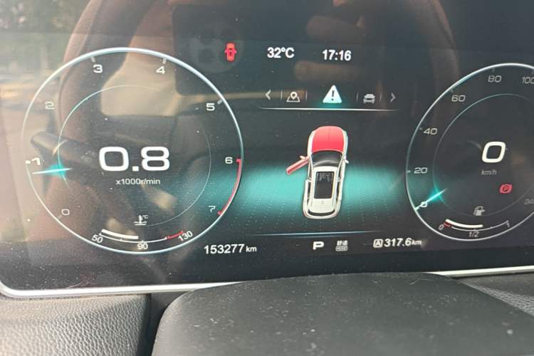 Used Hongqi HS5 2019 2.0T Smart Connect Flagship All-Wheel-Drive Version Instrument Cluster