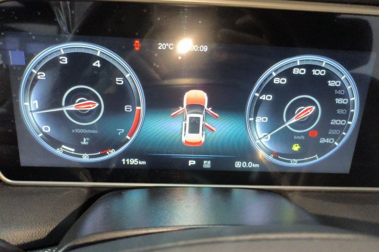 Used Hongqi HS5 2019 2.0T Smart Connect Flagship All-Wheel-Drive Version Instrument Cluster