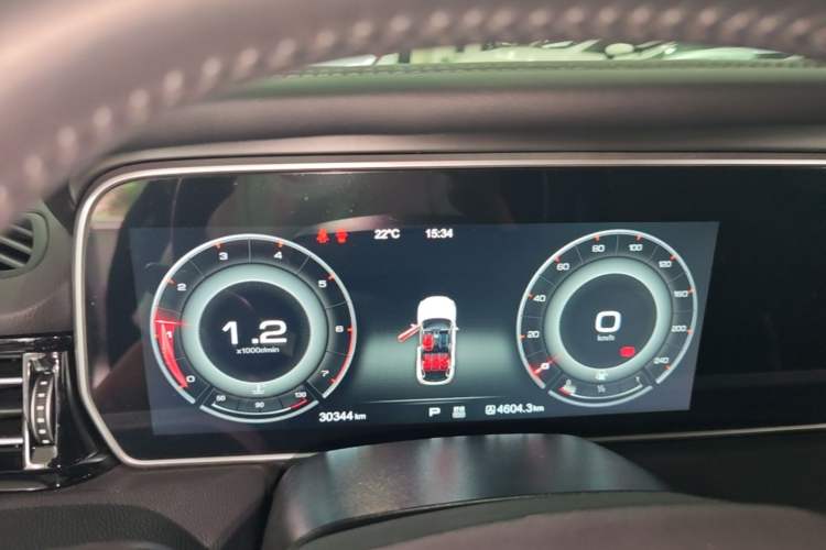 Used Hongqi HS5 2019 2.0T Smart Connect Flagship Edition Instrument Cluster