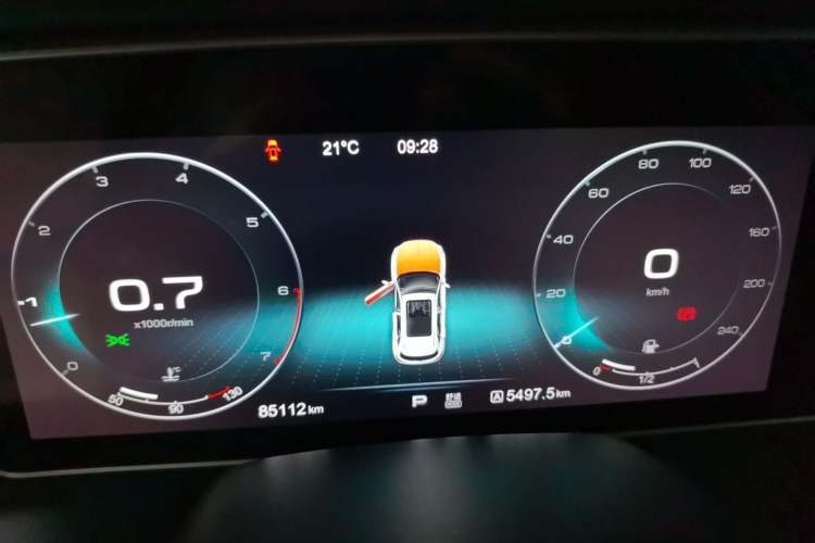 Used Hongqi HS5 2019 2.0T Smart Connect Flagship All-Wheel-Drive Version Instrument Cluster