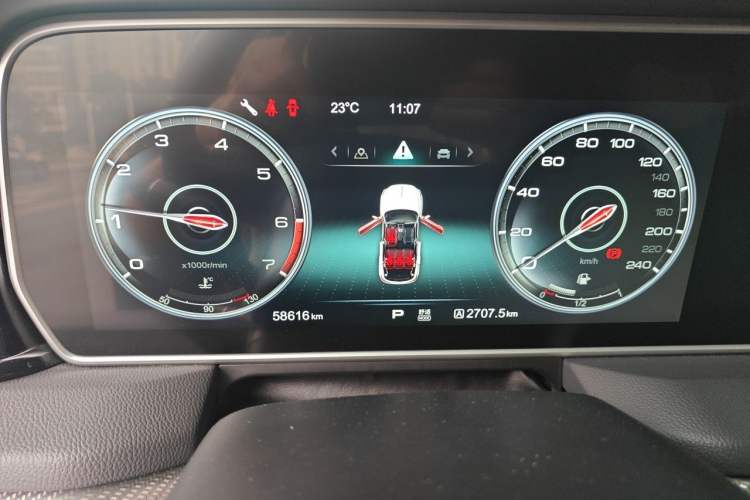 Used Hongqi HS5 2019 2.0T Smart Connect Flagship Edition Instrument Cluster