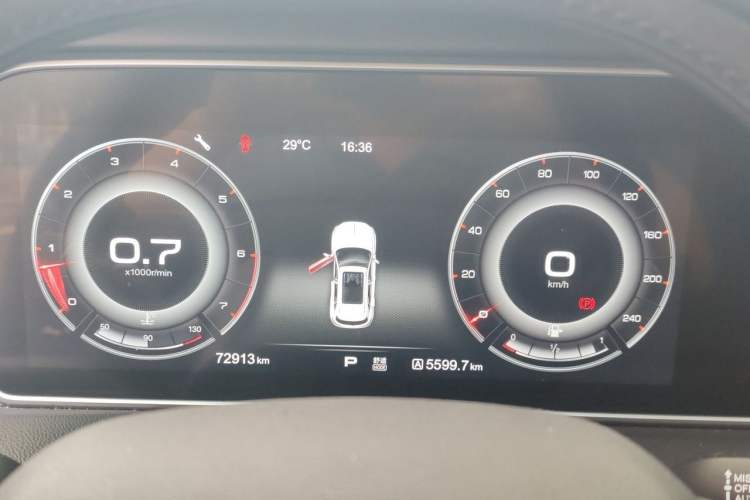 Used Hongqi HS5 2019 2.0T Smart Connect Flagship Edition Instrument Cluster