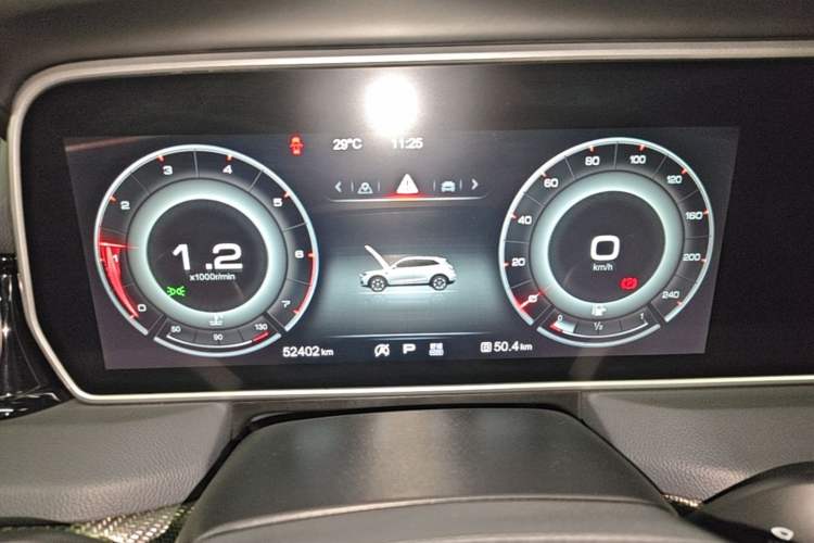 Used Hongqi HS5 2019 2.0T Smart Connect Flagship All-Wheel-Drive Version Instrument Cluster