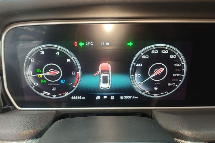 Used Hongqi HS5 2019 2.0T Smart Connect Flagship All-Wheel-Drive Version Instrument Cluster