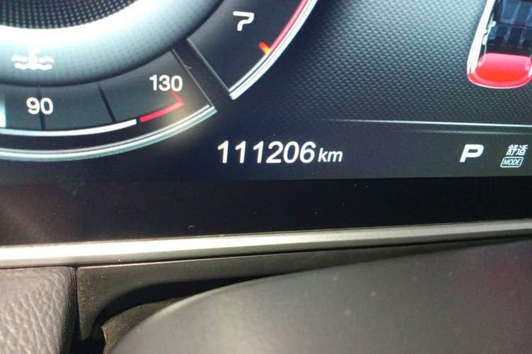 Used Hongqi HS5 2019 2.0T Smart Connect Flagship All-Wheel-Drive Version Odometer Close Up