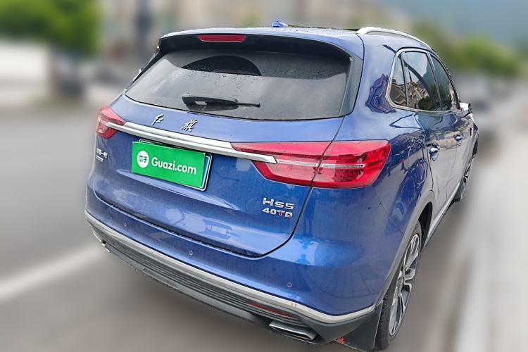 Used Hongqi HS5 2019 2.0T Smart Connect Flagship All-Wheel-Drive Version Rear Right 45 Deg