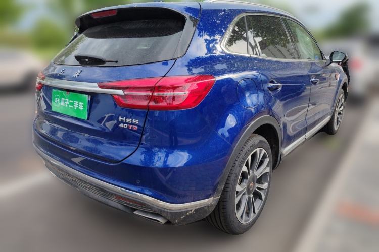 Used Hongqi HS5 2019 2.0T Smart Connect Flagship All-Wheel-Drive Version Rear Right 45 Deg