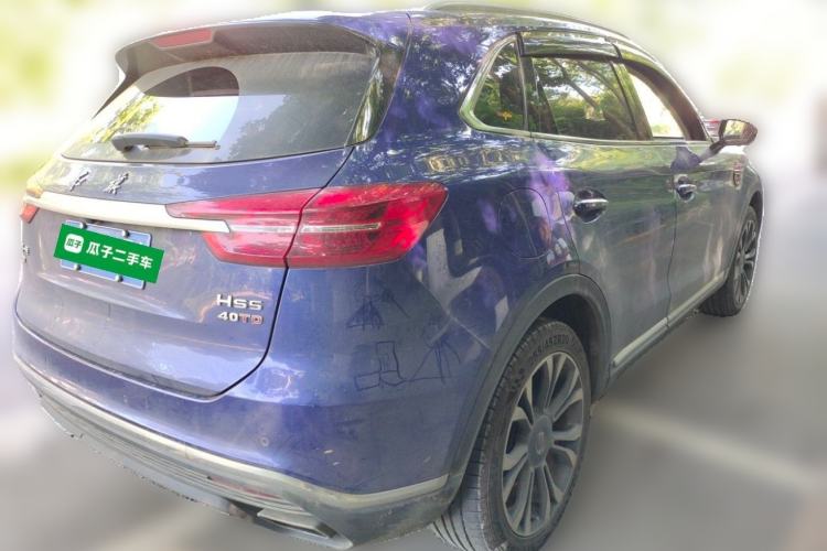 Used Hongqi HS5 2019 2.0T Smart Connect Flagship All-Wheel-Drive Version Rear Right 45 Deg