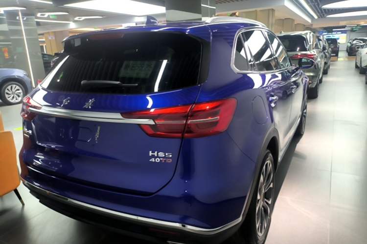 Used Hongqi HS5 2019 2.0T Smart Connect Flagship All-Wheel-Drive Version Rear Right 45 Deg