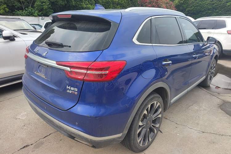 Used Hongqi HS5 2019 2.0T Smart Connect Flagship All-Wheel-Drive Version Rear Right 45 Deg