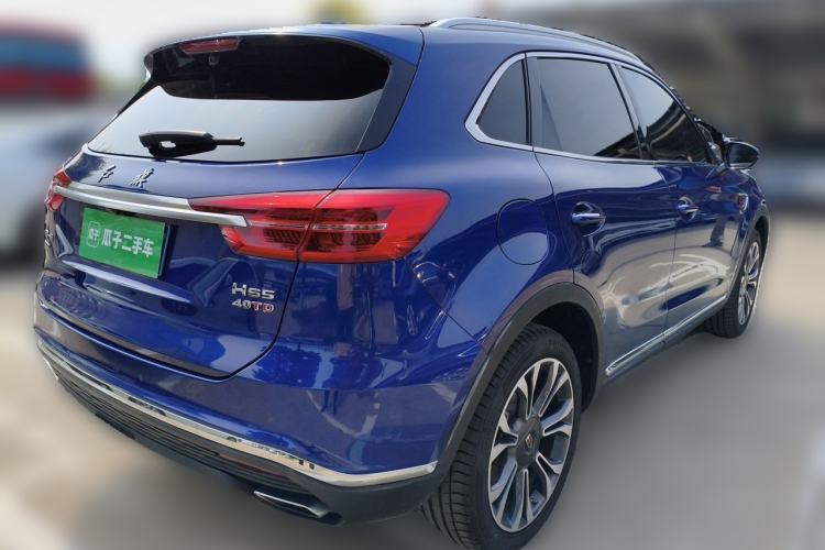 Used Hongqi HS5 2019 2.0T Smart Connect Flagship All-Wheel-Drive Version Rear Right 45 Deg