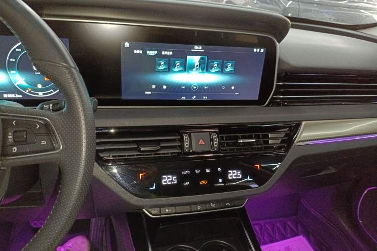 Used Hongqi HS5 2019 2.0T Smart Connect Flagship Edition Audio And AC Panel