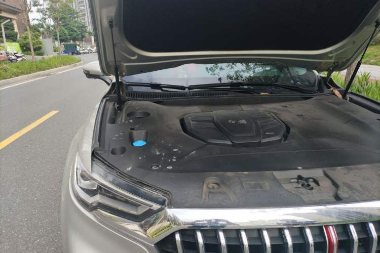 Used Hongqi HS5 2019 2.0T Smart Connect Flagship All-Wheel-Drive Version Engine Bay Right