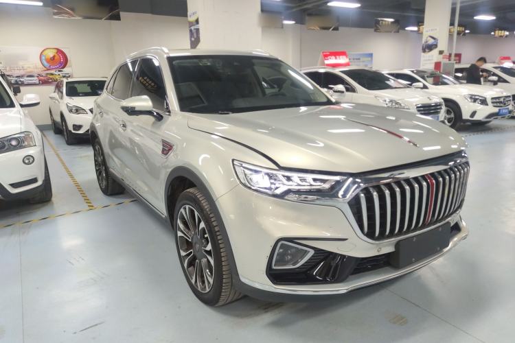 Used Hongqi HS5 2019 2.0T Smart Connect Flagship All-Wheel-Drive Version Front Right 45 Deg