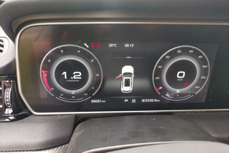 Used Hongqi HS5 2019 2.0T Smart Connect Flagship All-Wheel-Drive Version Instrument Cluster