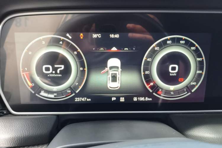 Used Hongqi HS5 2019 2.0T Smart Connect Flagship Edition Instrument Cluster