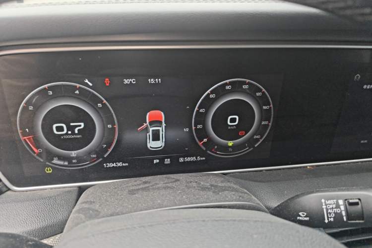Used Hongqi HS5 2019 2.0T Smart Connect Flagship Edition Instrument Cluster