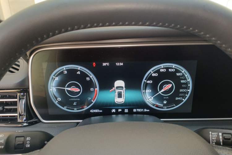 Used Hongqi HS5 2019 2.0T Smart Connect Flagship Edition Instrument Cluster