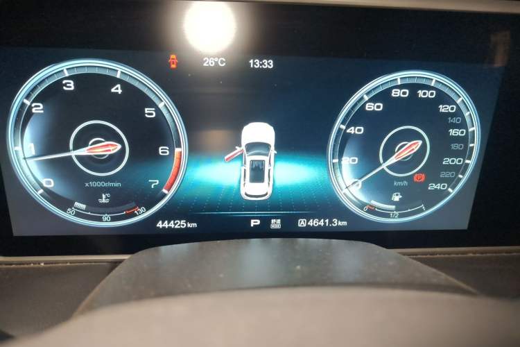 Used Hongqi HS5 2019 2.0T Smart Connect Flagship All-Wheel-Drive Version Instrument Cluster