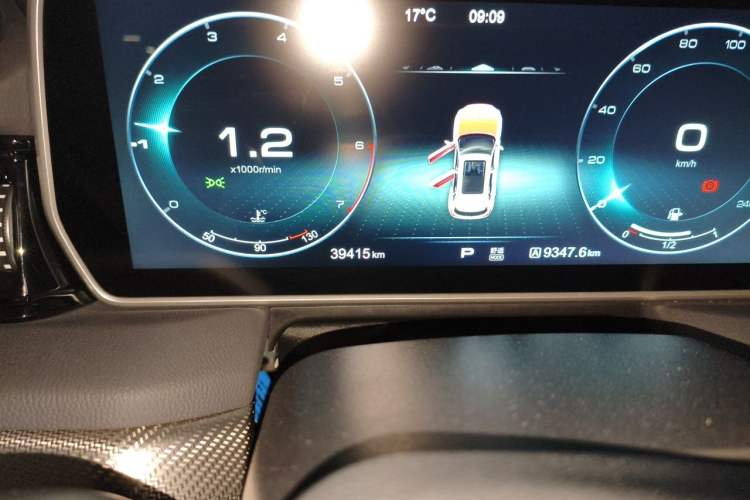 Used Hongqi HS5 2019 2.0T Smart Connect Flagship Edition Odometer Close Up