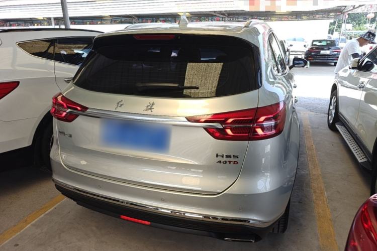 Used Hongqi HS5 2019 2.0T Smart Connect Flagship Edition Rear Right 45 Deg