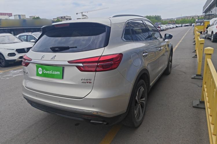 Used Hongqi HS5 2019 2.0T Smart Connect Flagship Edition Rear Right 45 Deg
