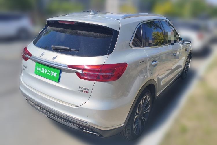Used Hongqi HS5 2019 2.0T Smart Connect Flagship All-Wheel-Drive Version Rear Right 45 Deg