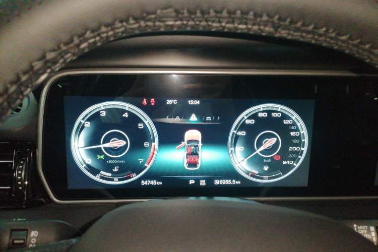 Used Hongqi HS5 2019 2.0T Smart Connect Flagship Edition Instrument Cluster