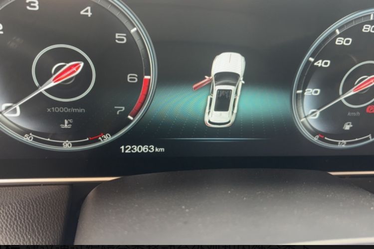 Used Hongqi HS5 2019 2.0T Smart Connect Flagship Edition Odometer Close Up