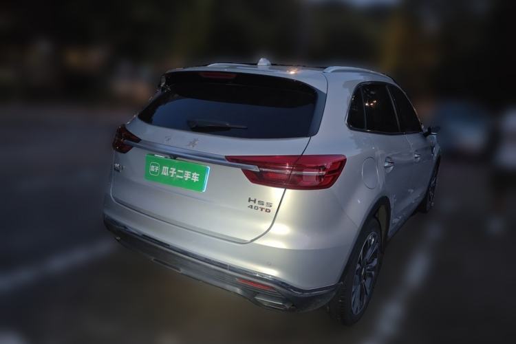 Used Hongqi HS5 2019 2.0T Smart Connect Flagship All-Wheel-Drive Version Rear Right 45 Deg