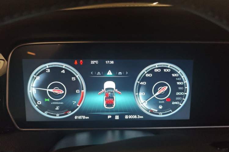Used Hongqi HS5 2019 2.0T Smart Connect Flagship Edition Instrument Cluster