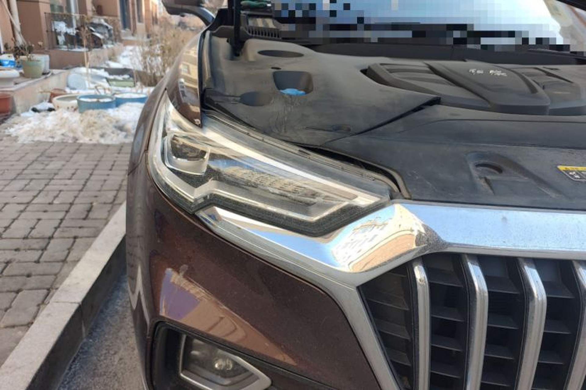 Used Hongqi HS5 2019 2.0T Smart Connect Flagship All-Wheel-Drive Version Right Front Headlight