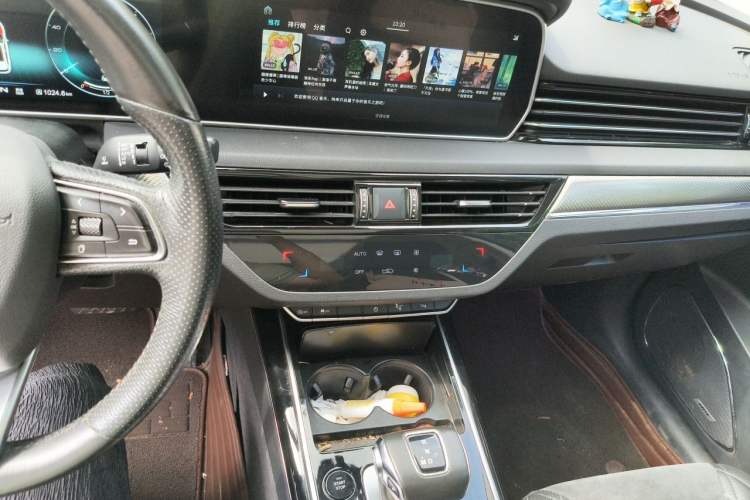 Used Hongqi HS5 2019 2.0T Smart Connect Flagship Edition Audio And AC Panel