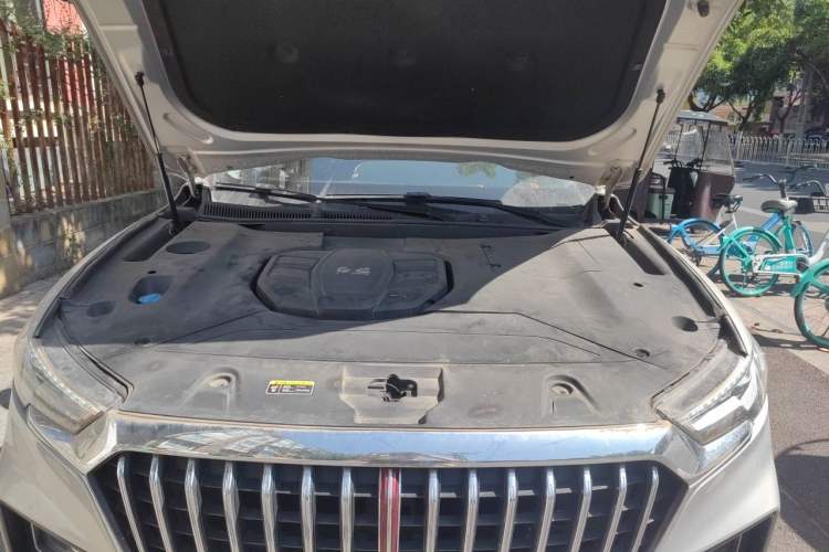 Used Hongqi HS5 2019 2.0T Smart Connect Flagship All-Wheel-Drive Version Engine Bay