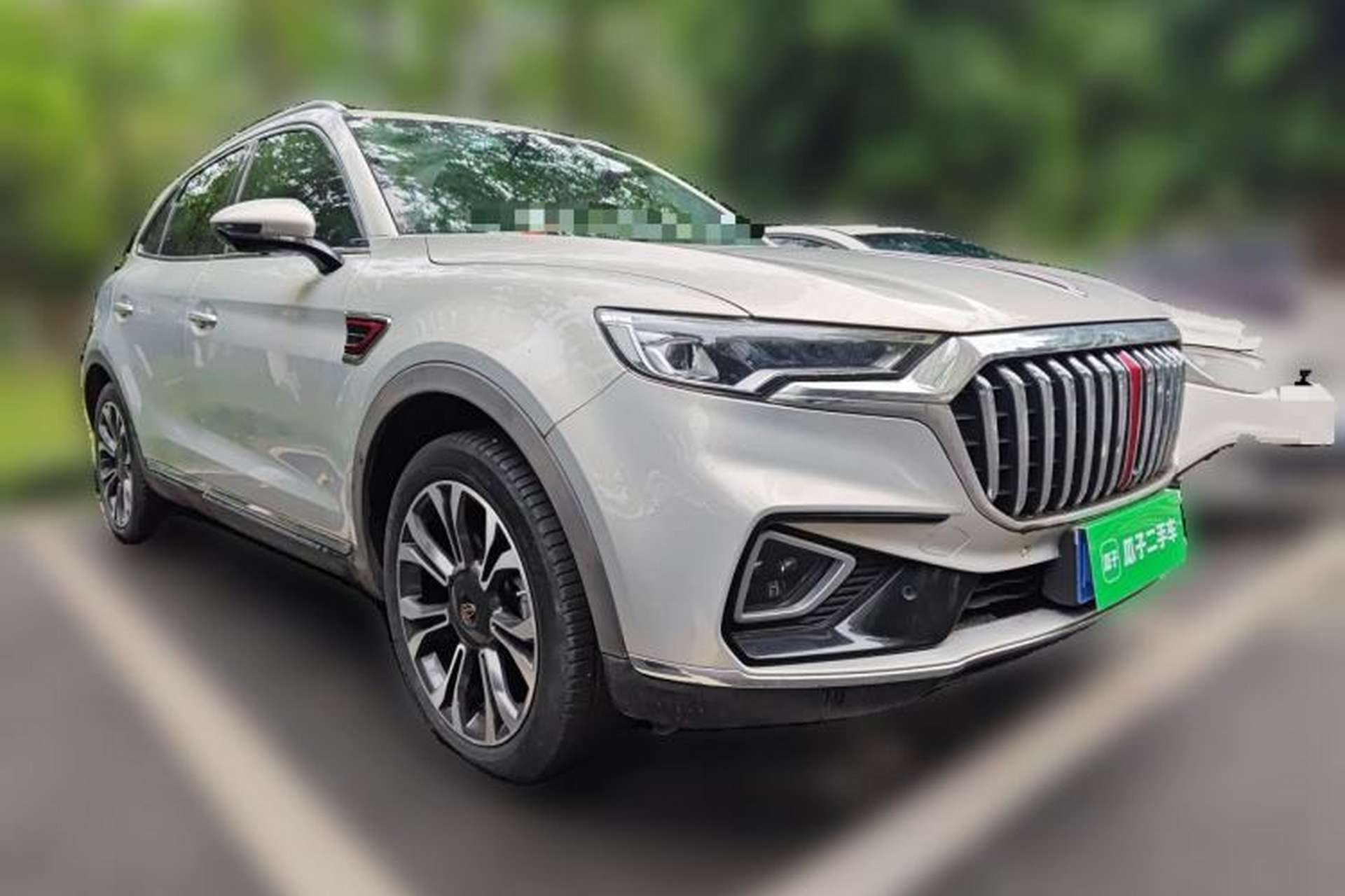 Used Hongqi HS5 2019 2.0T Smart Connect Flagship All-Wheel-Drive Version Front Right 45 Deg