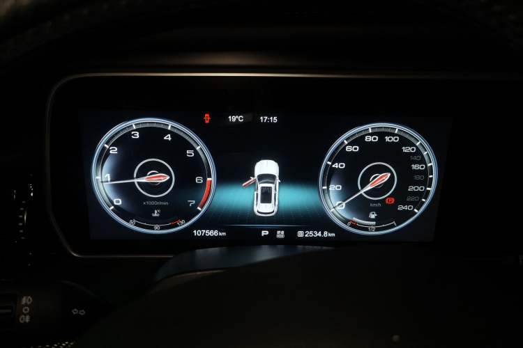 Used Hongqi HS5 2019 2.0T Smart Connect Flagship All-Wheel-Drive Version Instrument Cluster