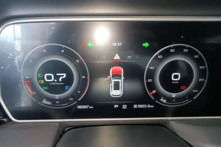 Used Hongqi HS5 2019 2.0T Smart Connect Flagship Edition Instrument Cluster