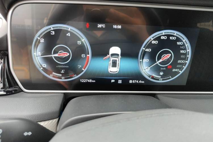 Used Hongqi HS5 2019 2.0T Smart Connect Flagship Edition Instrument Cluster