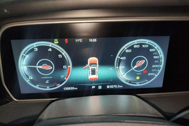 Used Hongqi HS5 2019 2.0T Smart Connect Flagship All-Wheel-Drive Version Instrument Cluster