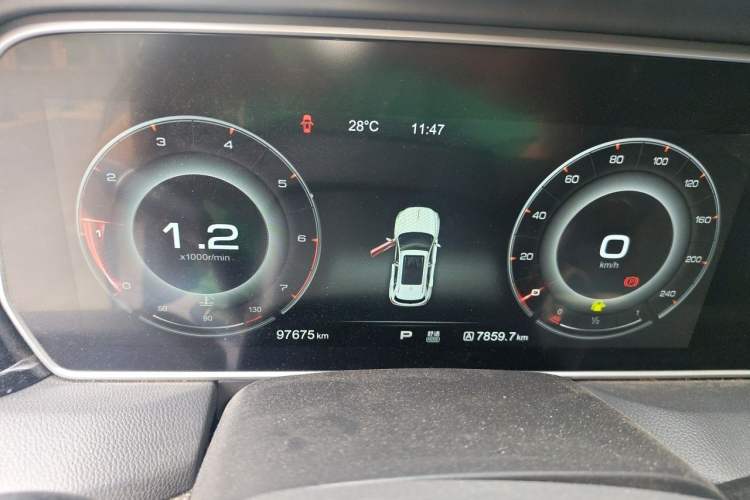 Used Hongqi HS5 2019 2.0T Smart Connect Flagship Edition Instrument Cluster