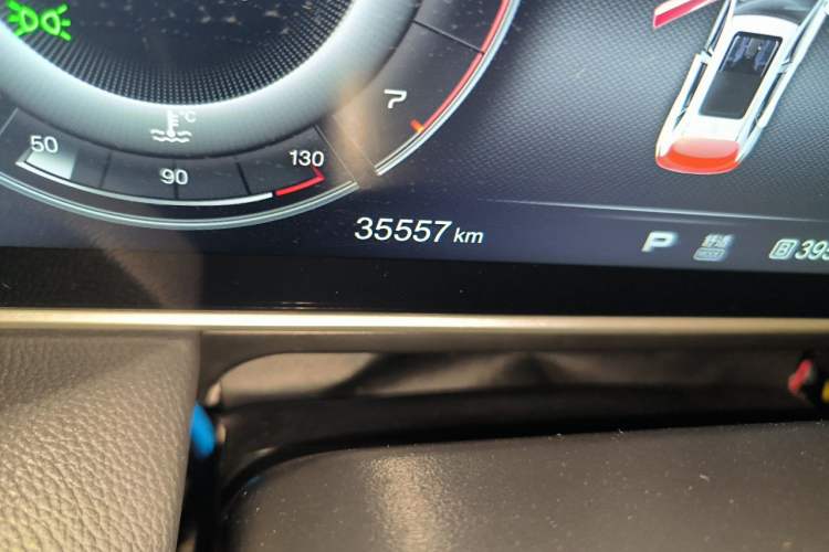 Used Hongqi HS5 2019 2.0T Smart Connect Flagship Edition Odometer Close Up